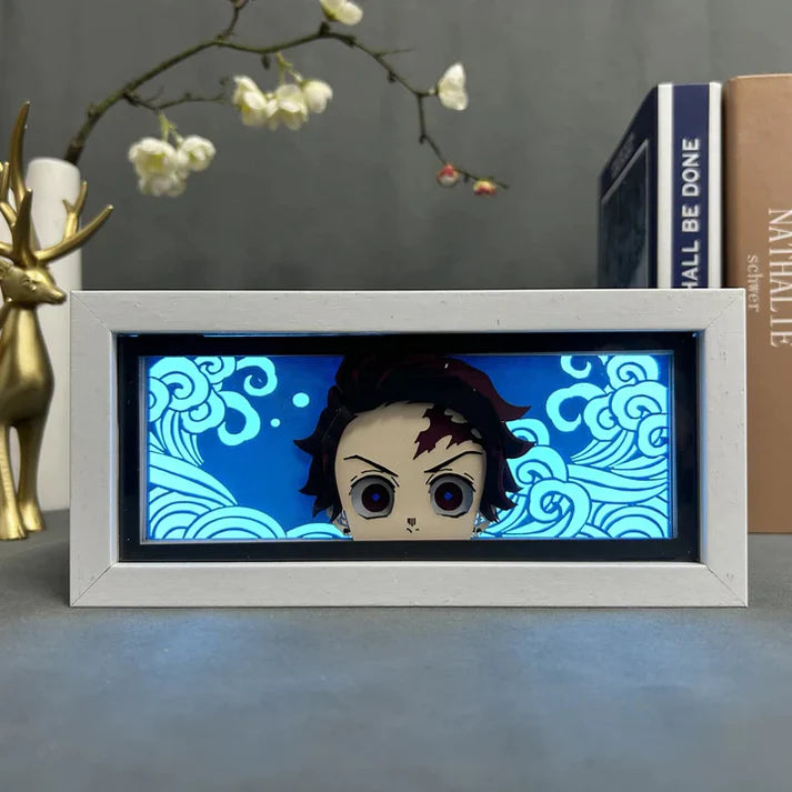 Light Box LED Tanjiro – Demon Slayer 🔥