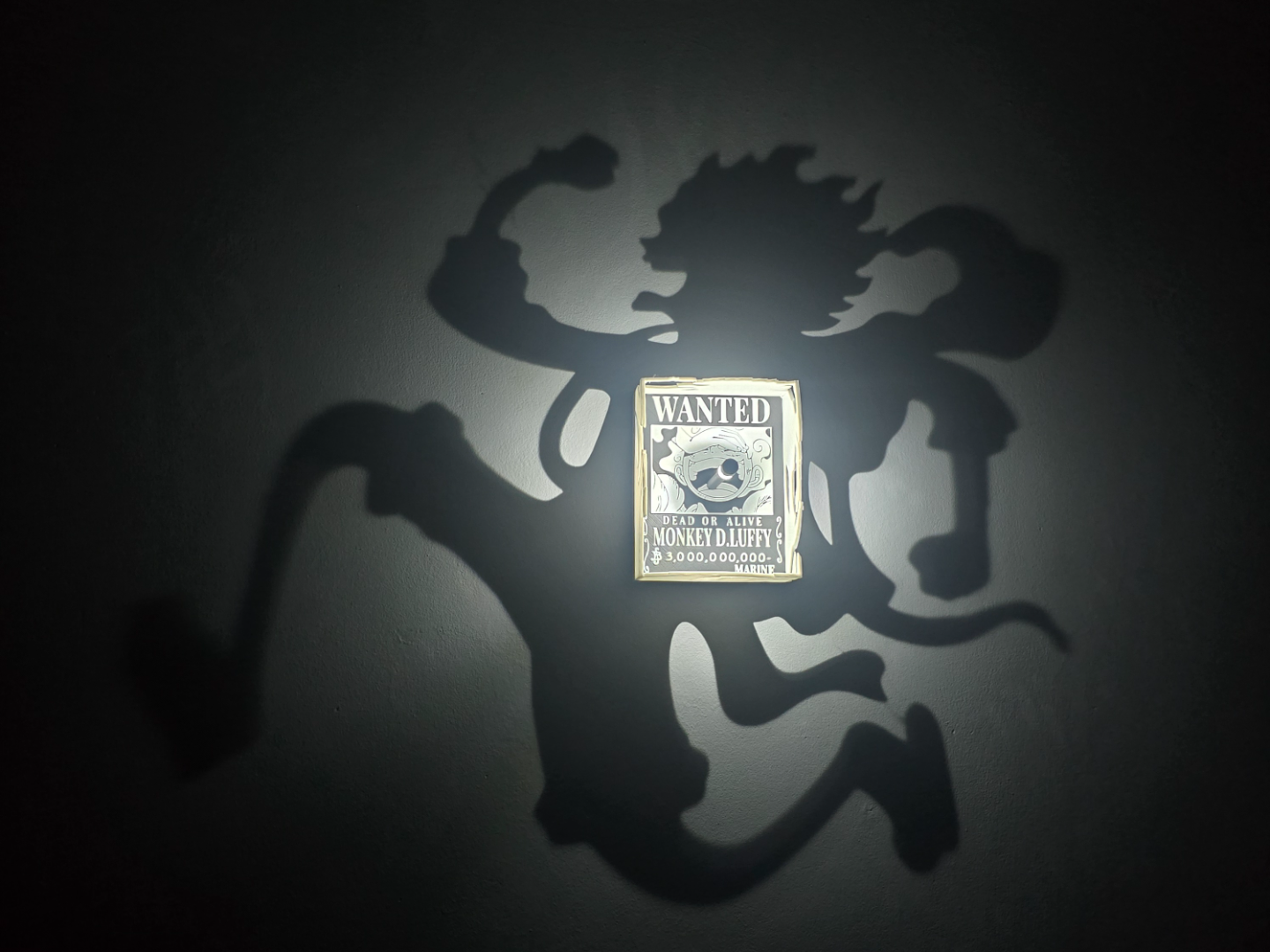 Shadow Box Luffy Gear 5 – One Piece ☁️