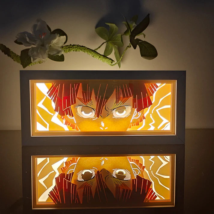 Light Box LED Zenitsu – Demon Slayer ⚡
