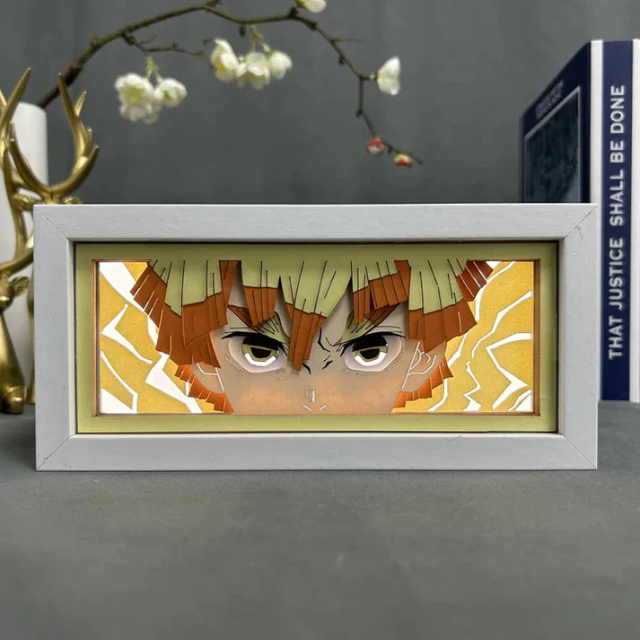 Light Box LED Zenitsu – Demon Slayer ⚡