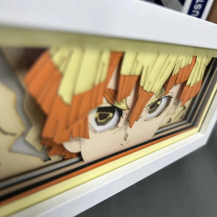 Light Box LED Zenitsu – Demon Slayer ⚡