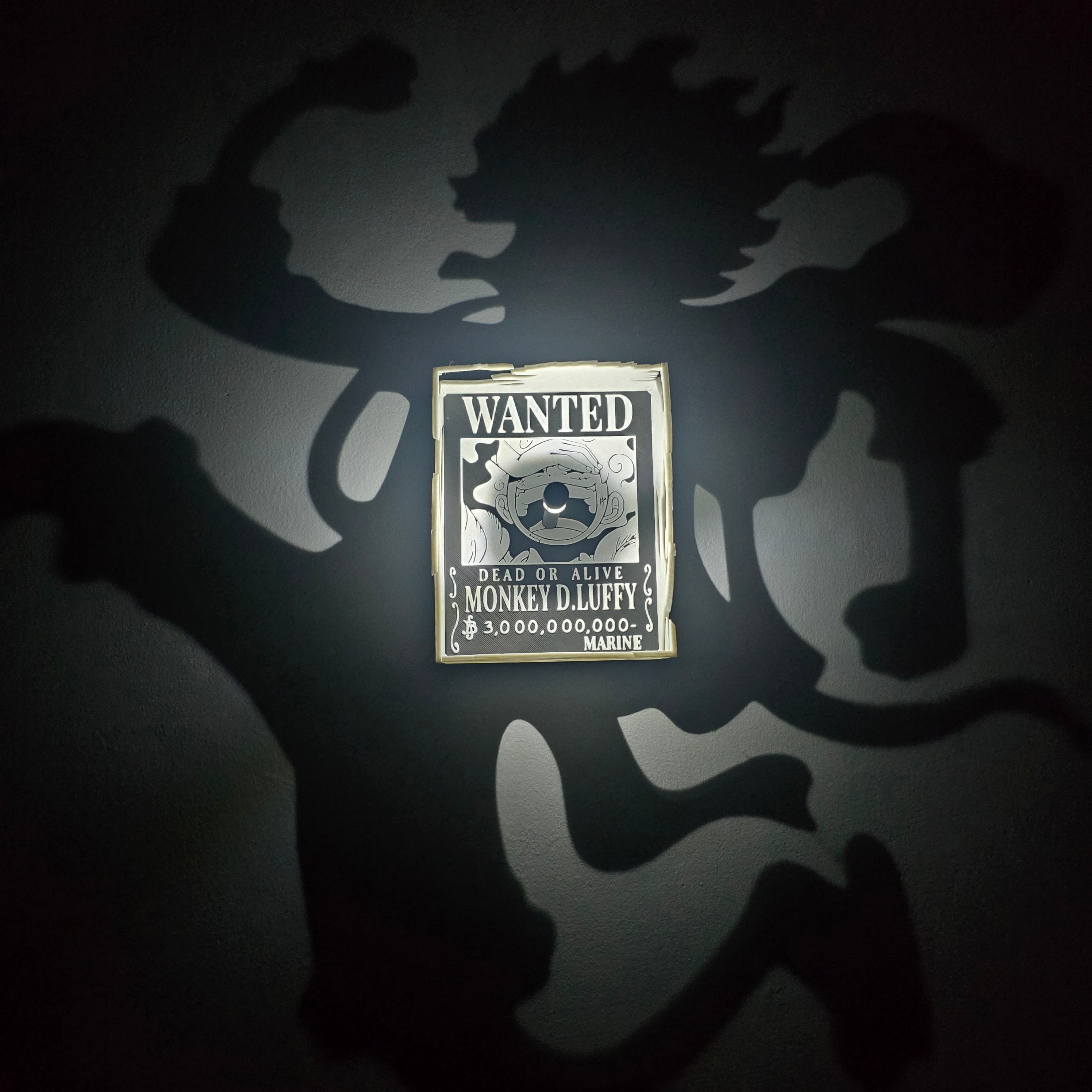 Shadow Box Luffy Gear 5 – One Piece ☁️