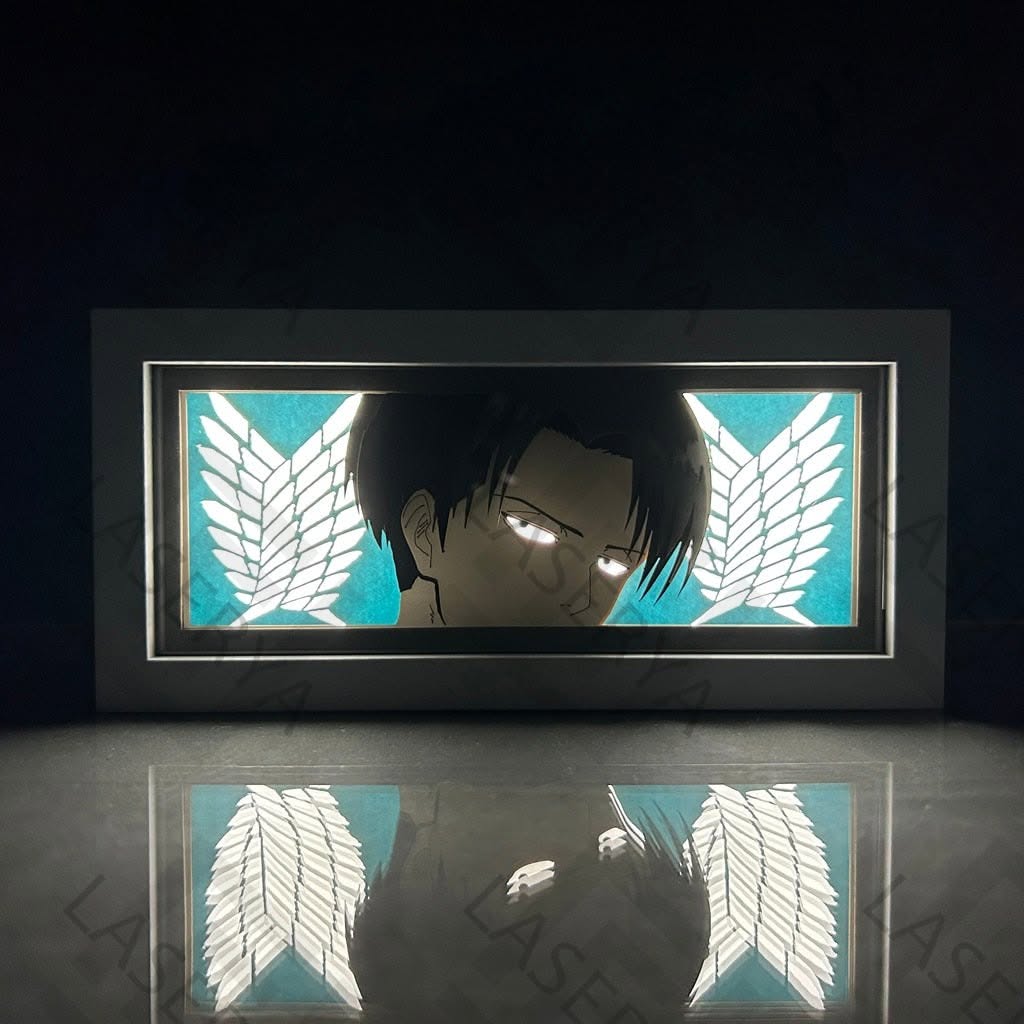 Light Box LED Livai – Attack on Titan ⚔️
