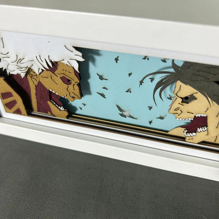 Light Box LED Attack on Titan (Scène de combat) ⚔️