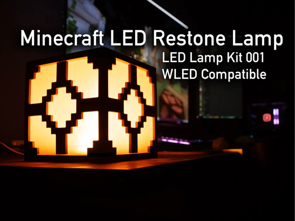 Lampe LED Redstone – Minecraft 🔴
