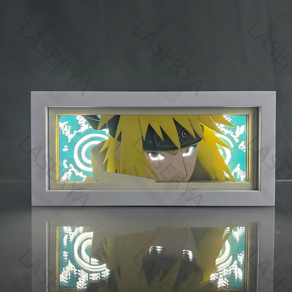 Light Box LED Minato – Naruto ⚡
