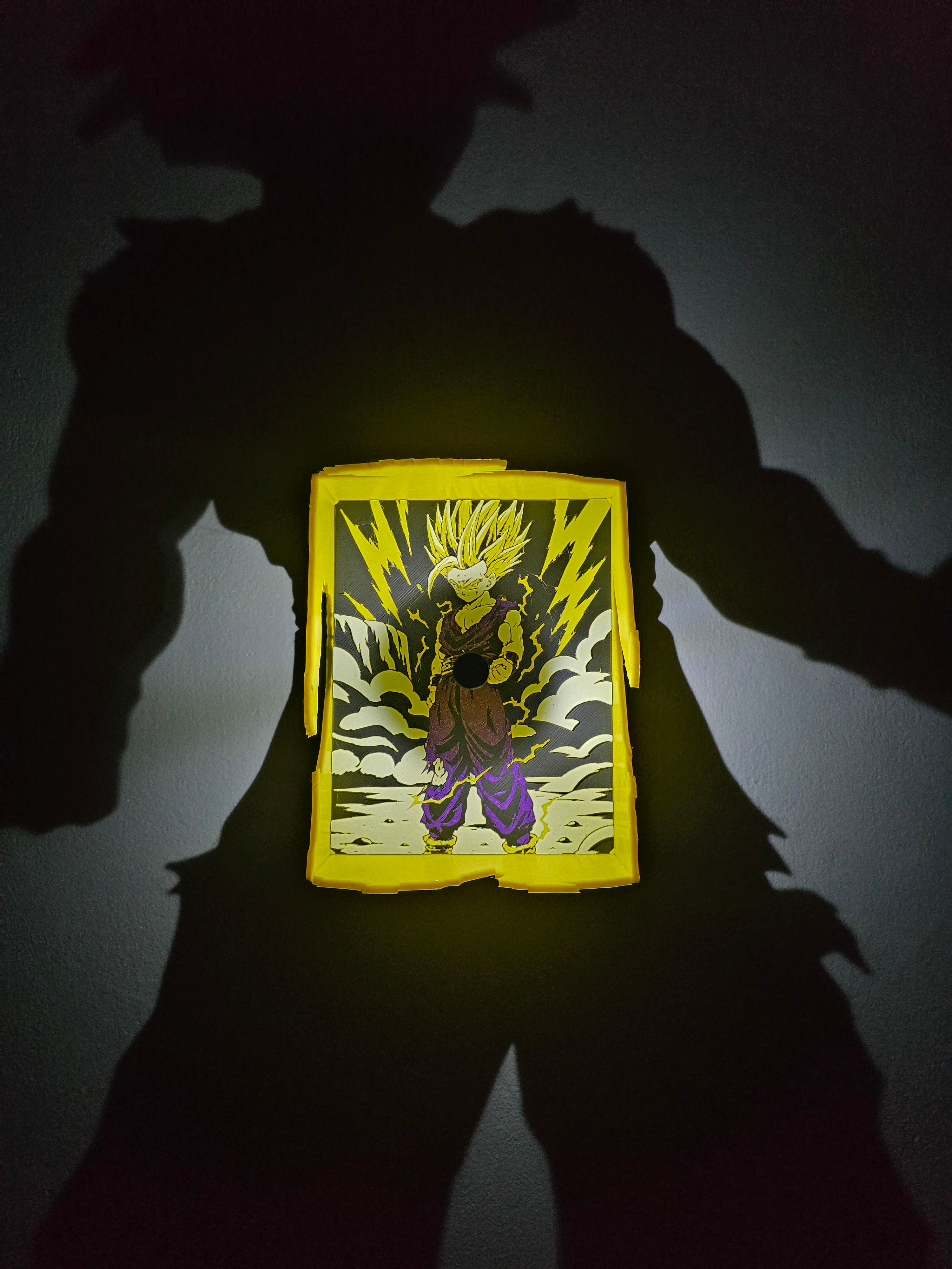 Shadow Box Gohan SSJ2 – Dragon Ball ⚡