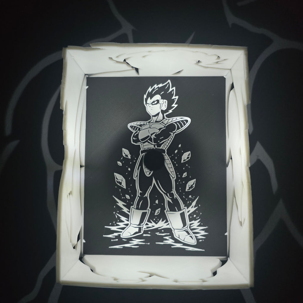 Shadow Box Vegeta Ozaru – Dragon Ball 🟤