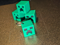 Porte-clés Creeper – Minecraft (lot de 2) 🟩