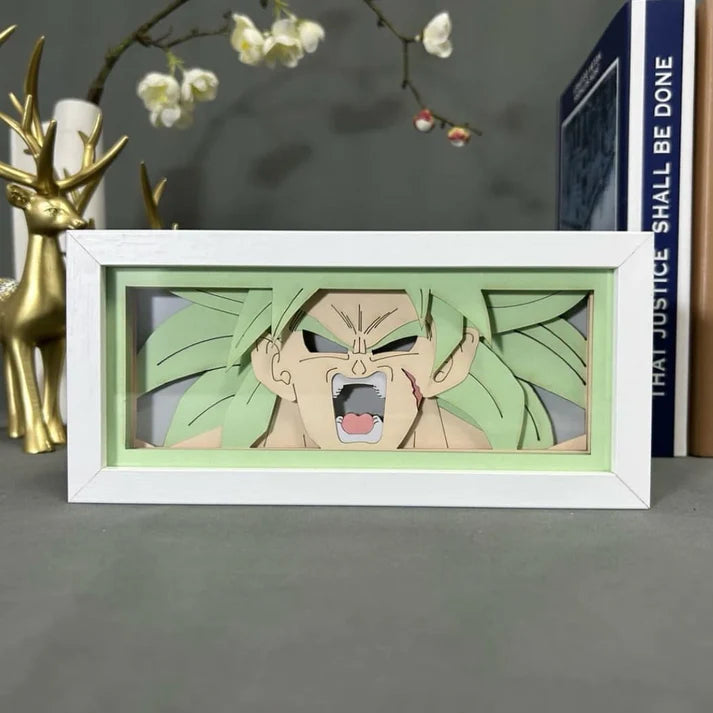 Light Box LED Broly – Dragon Ball 🔥