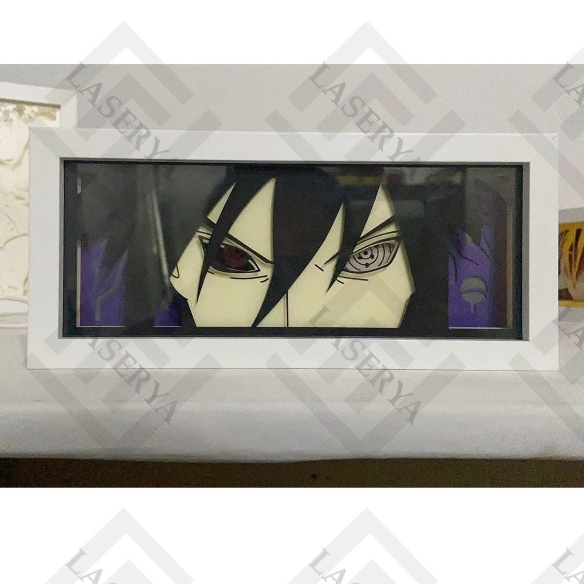 Light Box LED Sasuke – Naruto ⚡