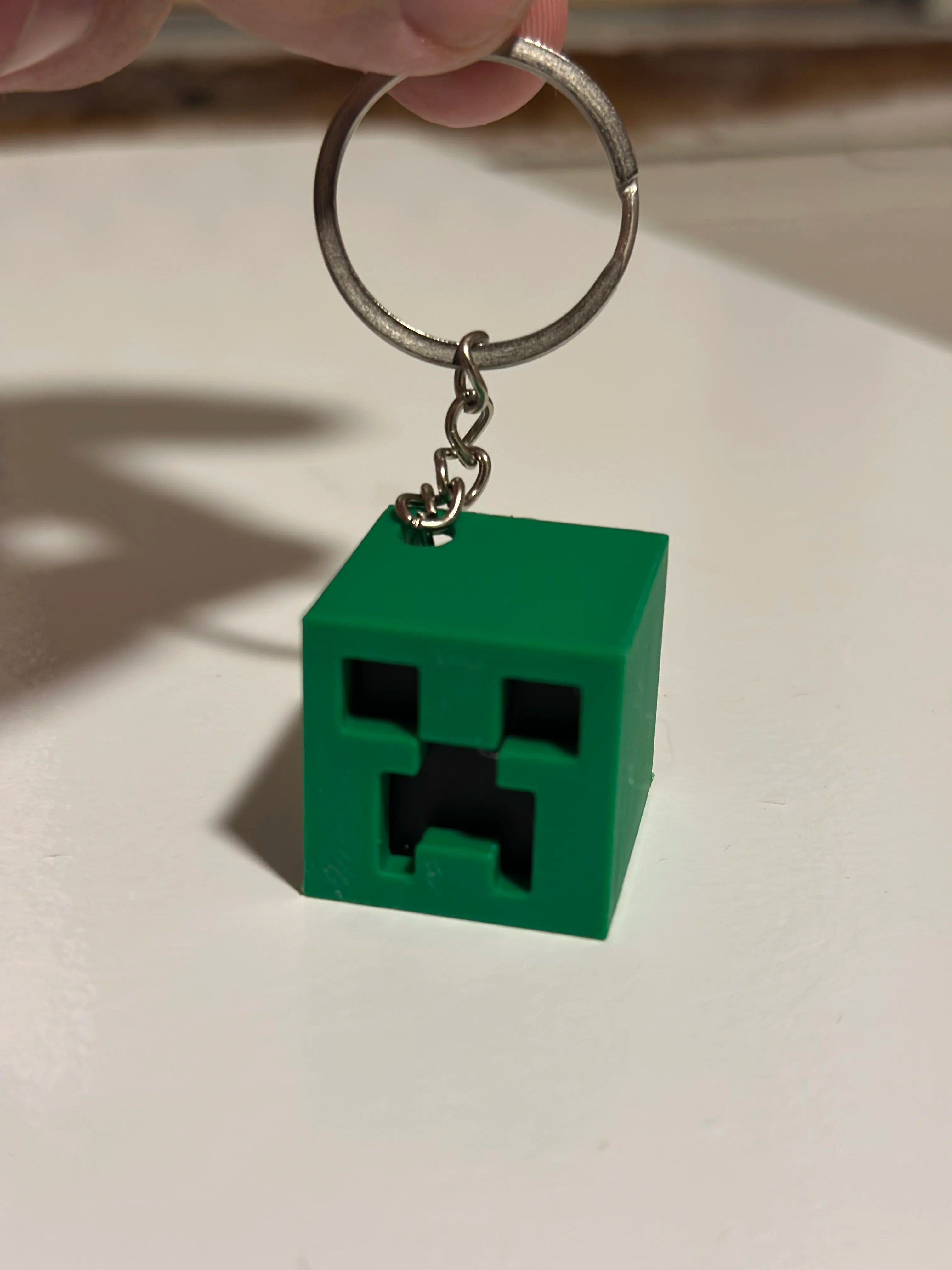 Porte-clés Creeper – Minecraft (lot de 2) 🟩