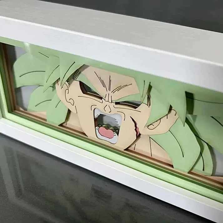 Light Box LED Broly – Dragon Ball 🔥