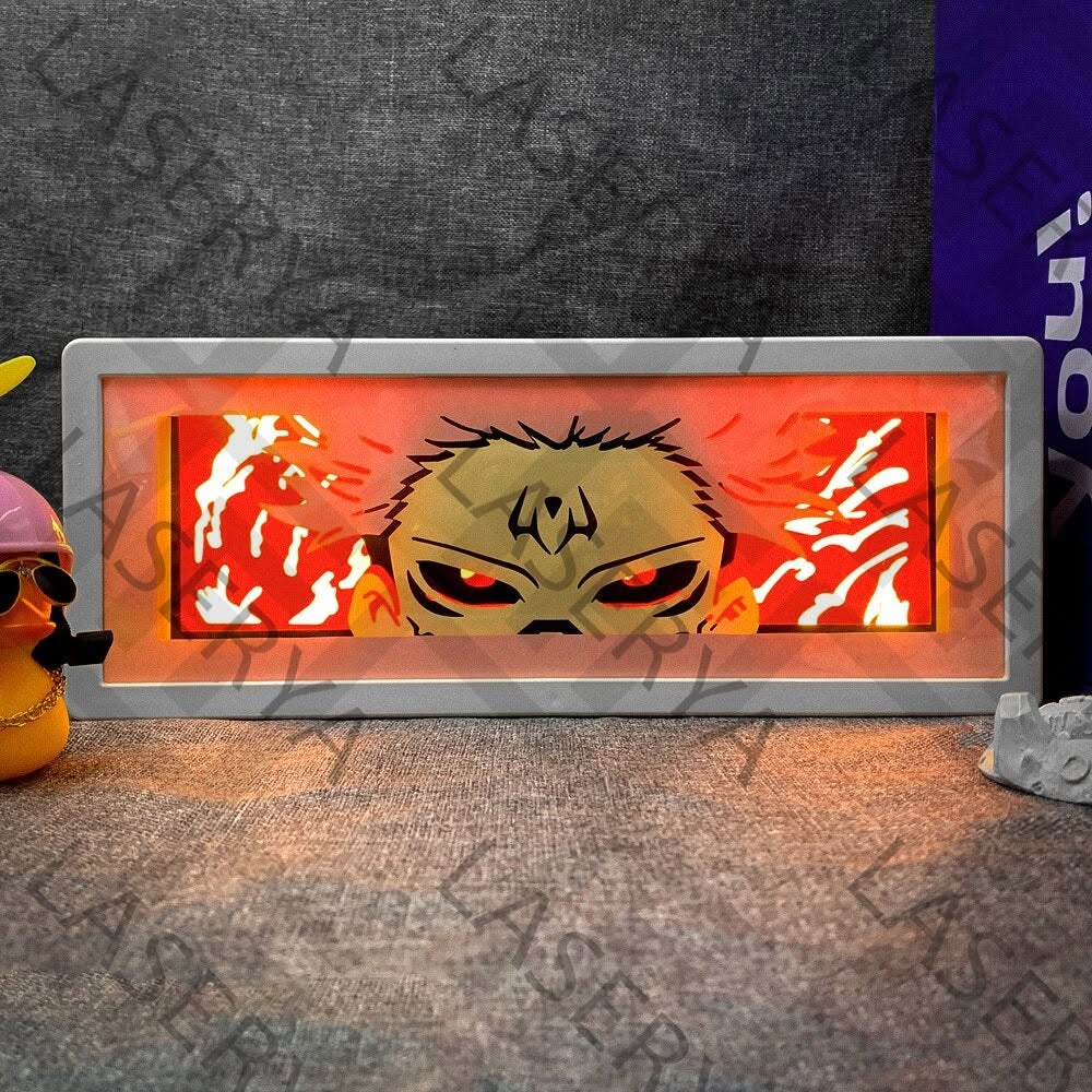 Light Box LED Sukuna – Jujutsu Kaisen 👹