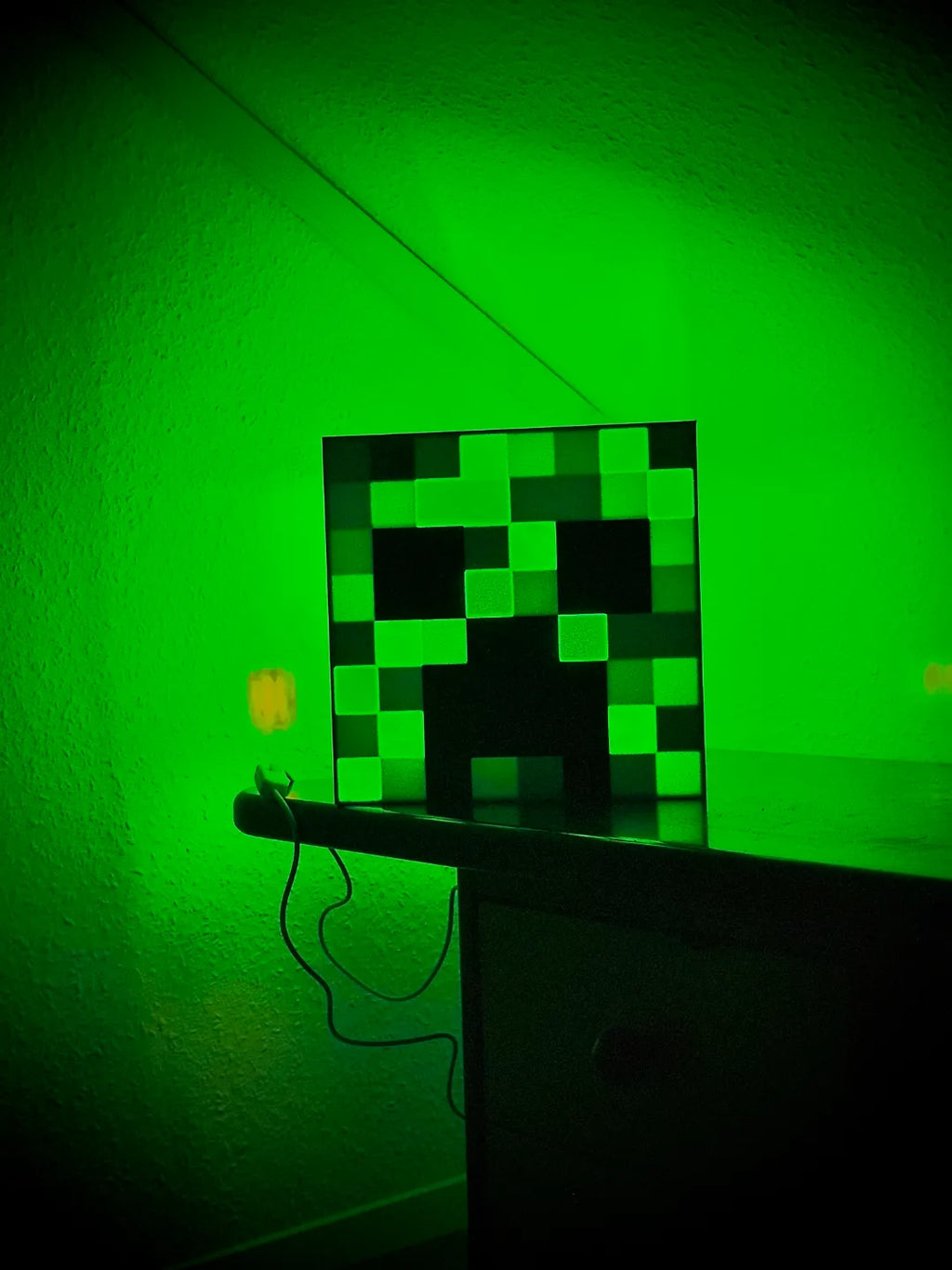 Lampe LED Creeper – Minecraft 🟩
