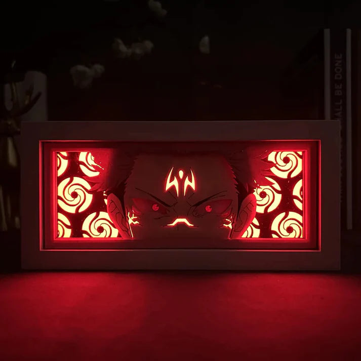 Light Box LED Sukuna (Mode Démon) – Jujutsu Kaisen 👹