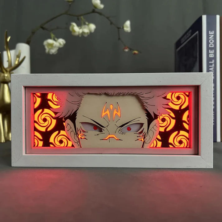 Light Box LED Sukuna (Mode Démon) – Jujutsu Kaisen 👹