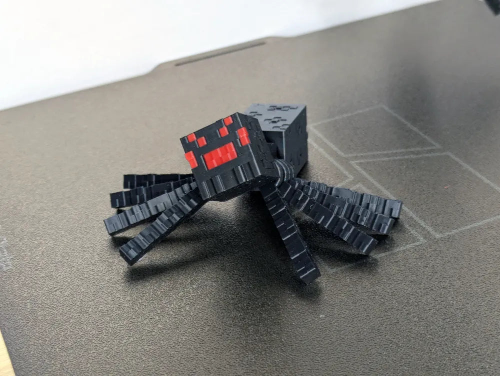 Porte-clé Araignée 8 bits – Minecraft 🕷️ (lot de 2)