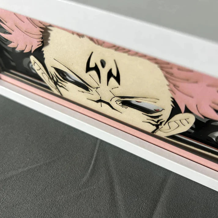 Light Box LED Sukuna (Mode Démon) – Jujutsu Kaisen 👹