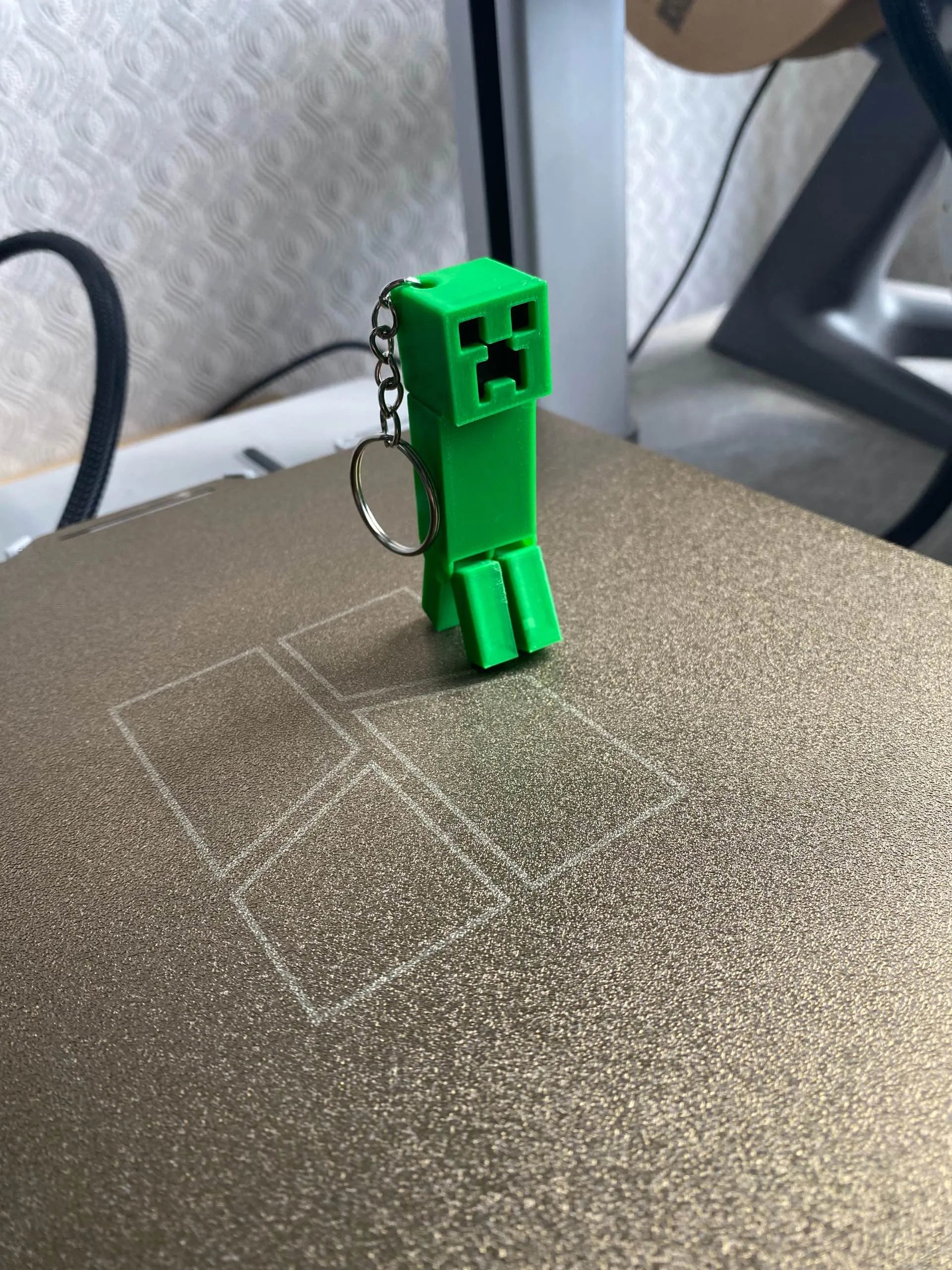 Porte-clé Creeper Articulé – Minecraft 🟩 (lot de 2)