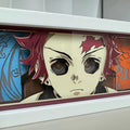 Light Box LED Tanjiro (Mode Démon) – Demon Slayer 👹