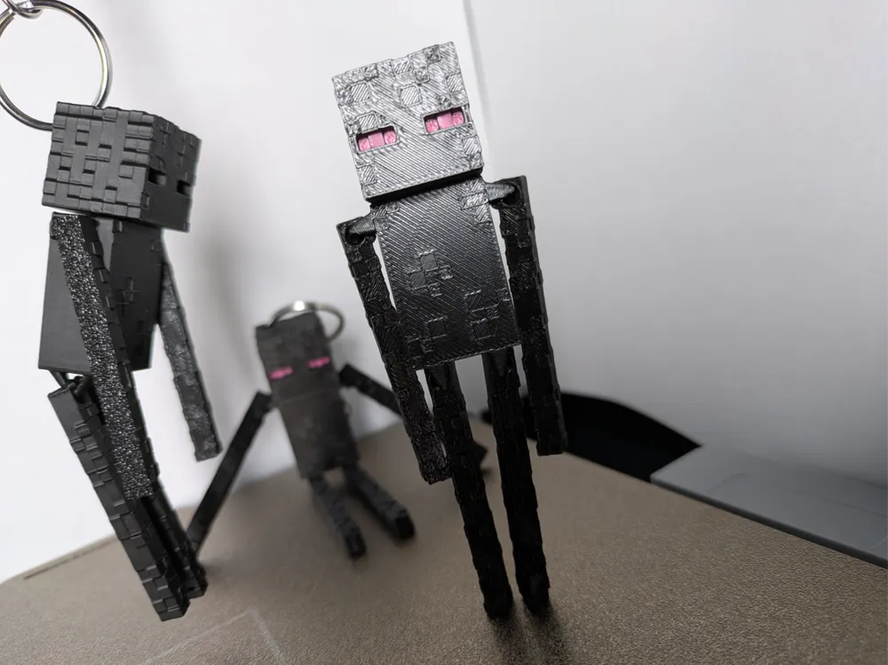 Porte-clé Enderman – Minecraft 🟪 (lot de 2)