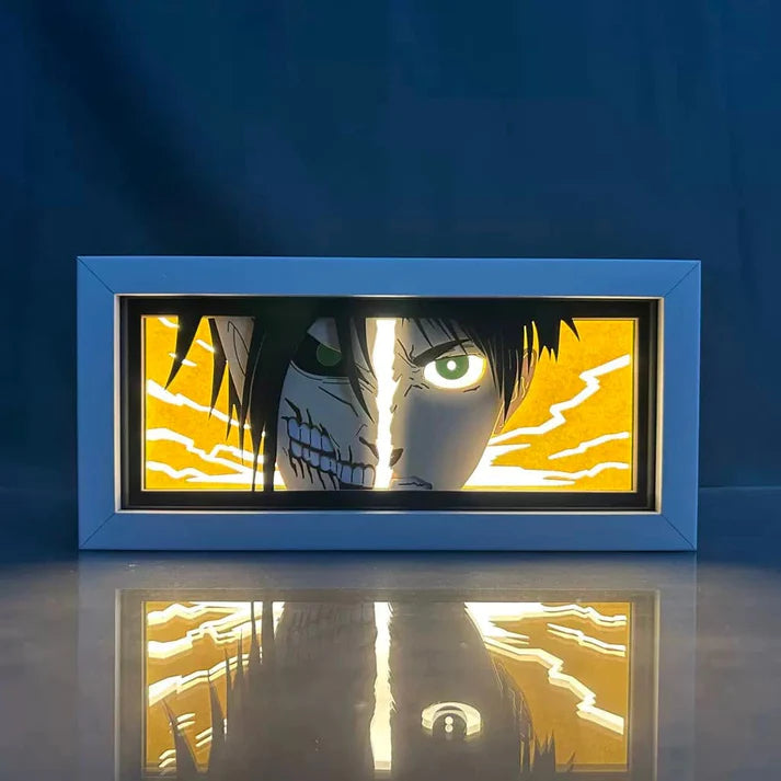 Light Box LED Eren Titan – Attack on Titan 🦴