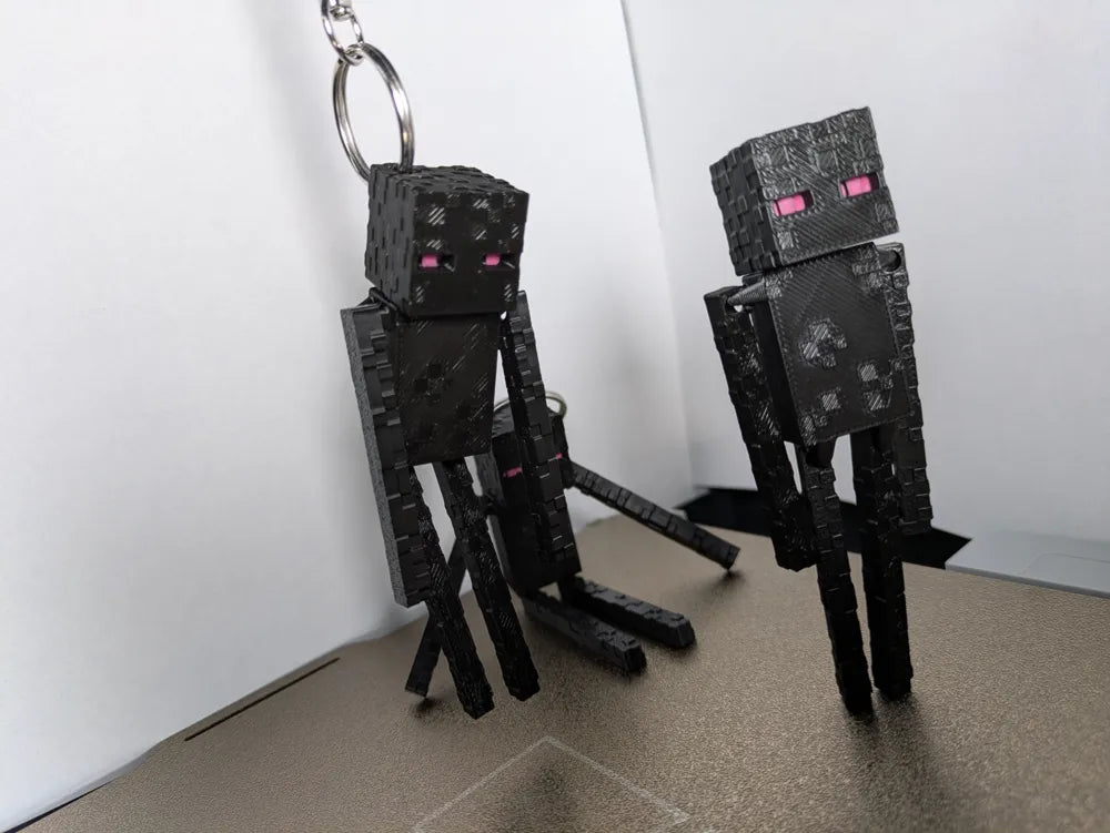 Porte-clé Enderman – Minecraft 🟪 (lot de 2)
