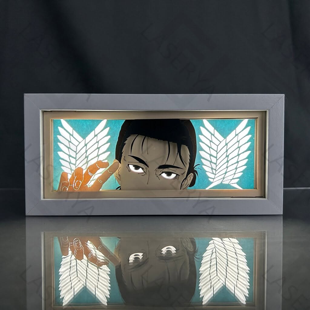 Light Box LED Eren – Attack on Titan ⚔️