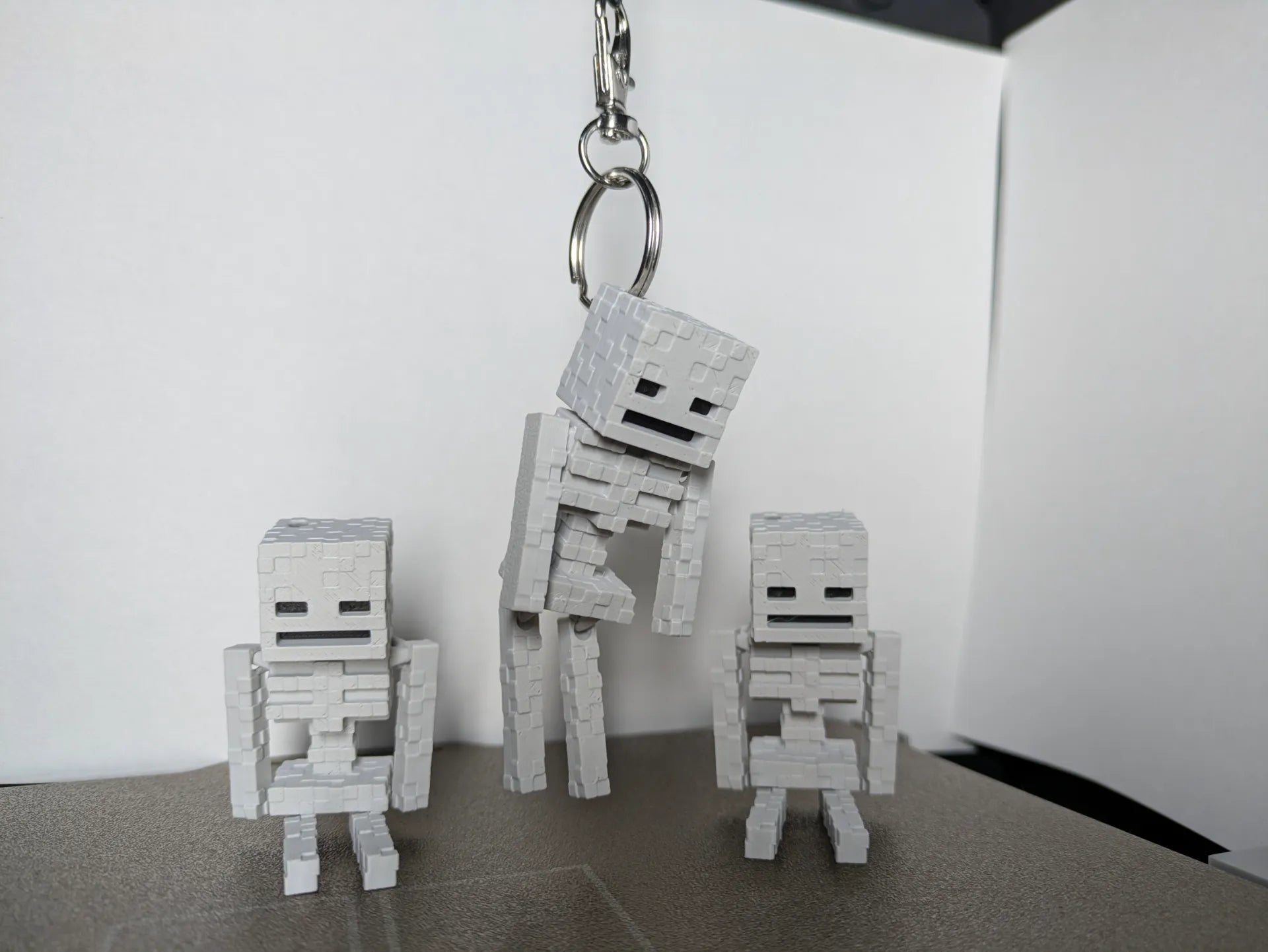 Porte-clé Squelette – Minecraft 💀 (lot de 2)