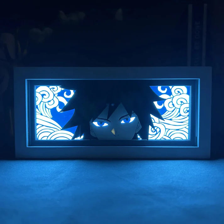 Light Box LED Giyu – Demon Slayer 🌊
