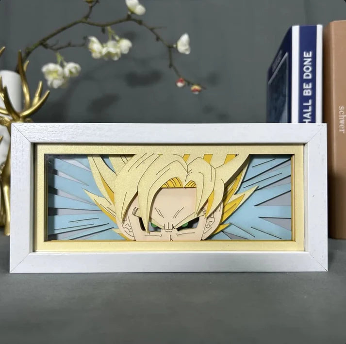 Light Box LED Goku – Dragon Ball ⚡