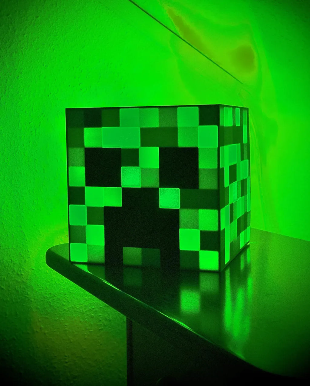 Lampe LED Creeper – Minecraft 🟩