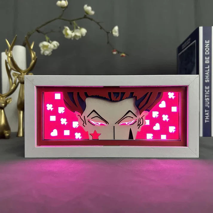 Light Box LED Hisoka – Hunter x Hunter 🃏