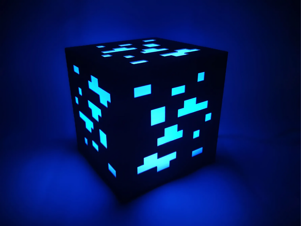 Lampe LED Minerai – Minecraft ⛏️