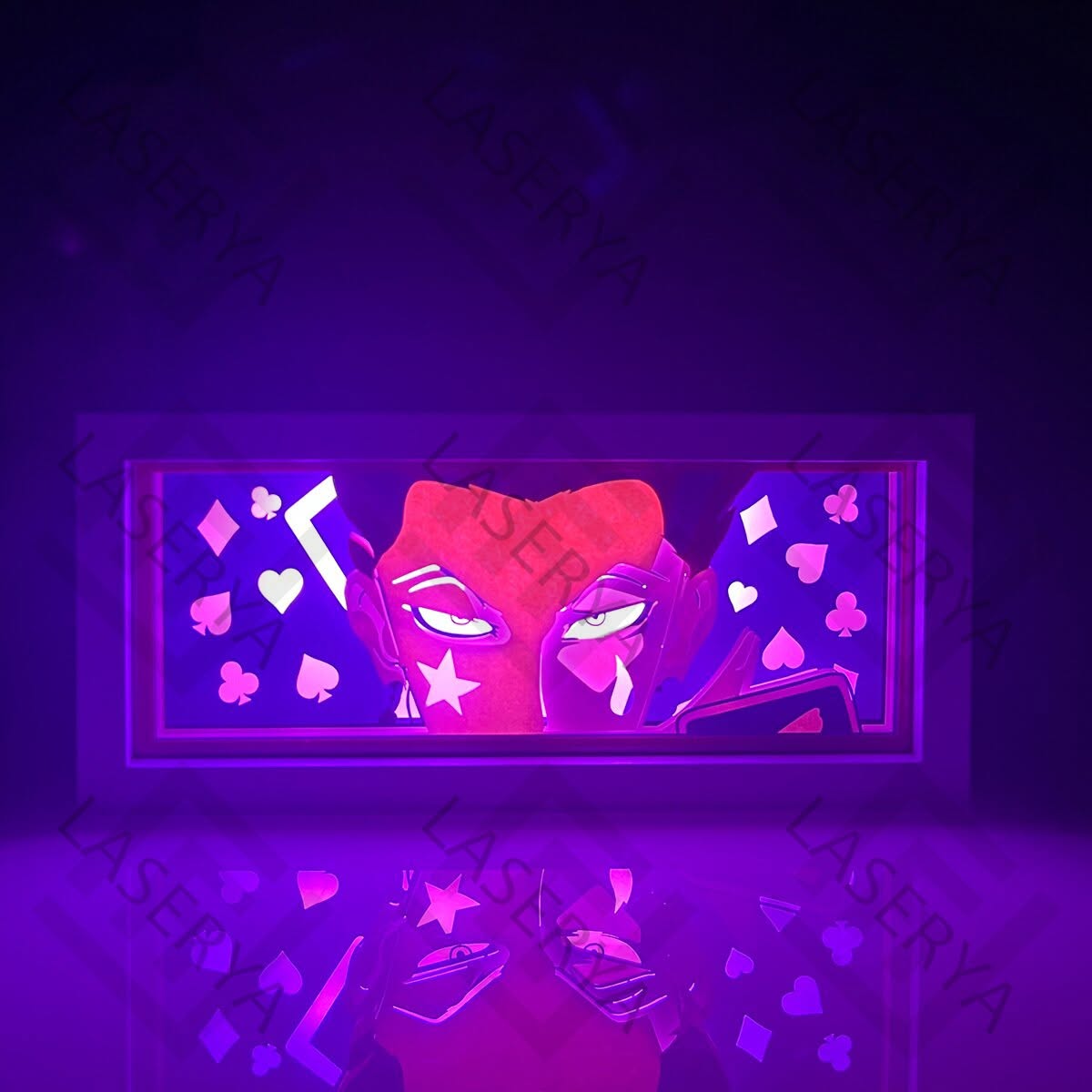 Light Box LED Hisoka – Hunter x Hunter 🃏