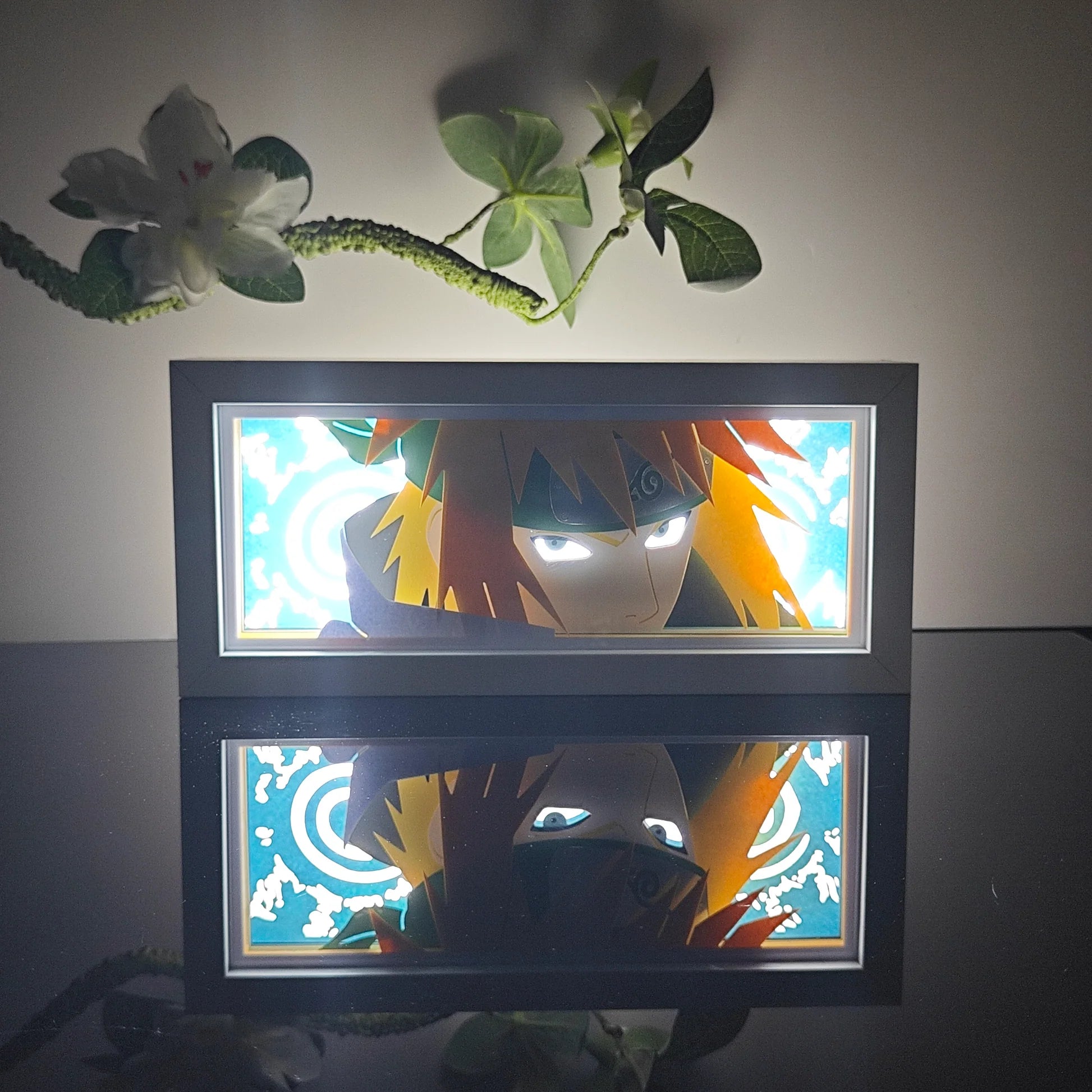 Light Box LED Minato – Naruto ⚡
