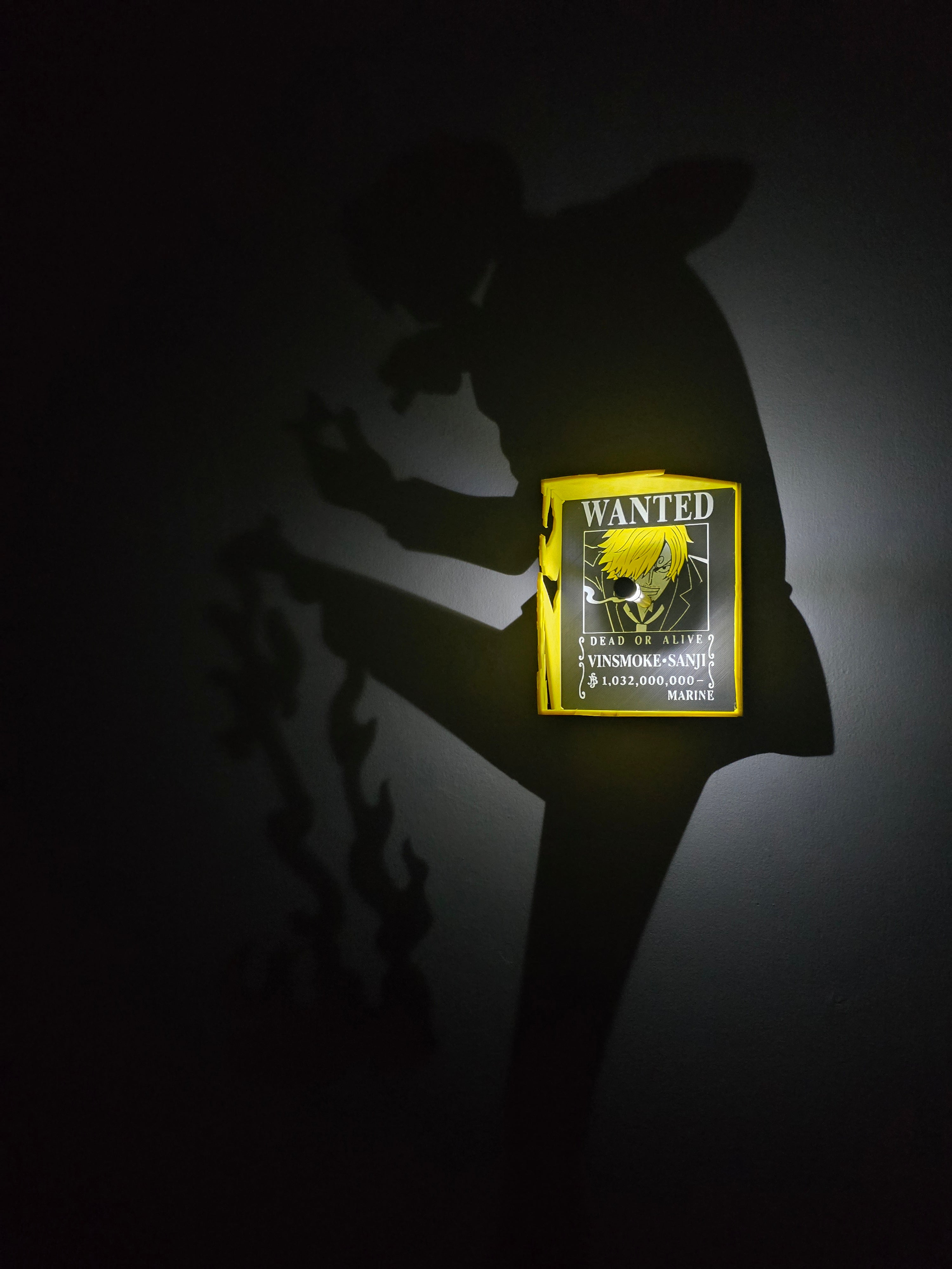 Shadow Box Sanji – One Piece 🔥🦵