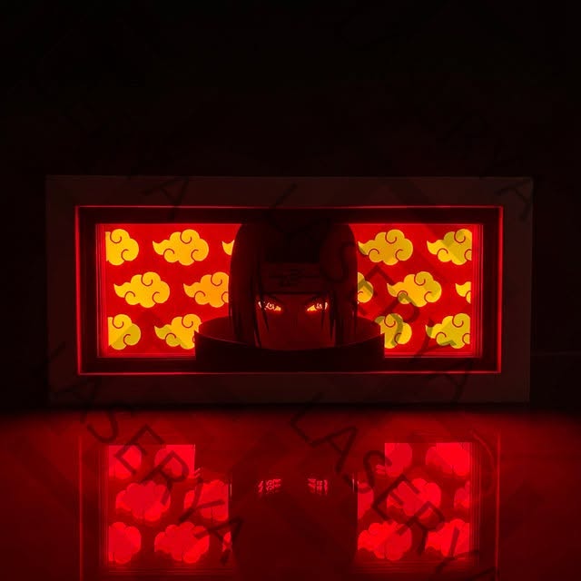 Light Box LED Itachi – Naruto 🔥
