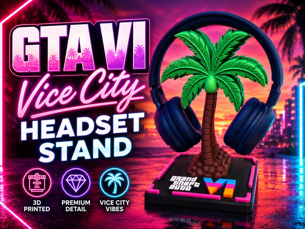 Visuel promotionnel GTA VI Vice City Headset Stand