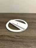 Support vertical anneau blanc PS5