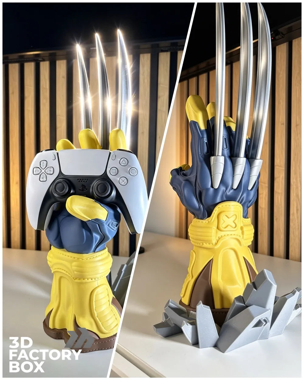 Support Manette PS5 Wolverine griffes